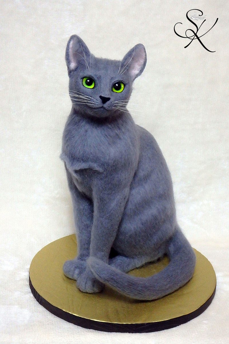 タイの王族に招待された猫 ロシアンブルー ローザ Totora Real Cat Doll