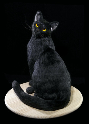 ノワール　漆黒　黒猫　ミメット　熊木早苗　羊毛フェルト　教室　体験教室
